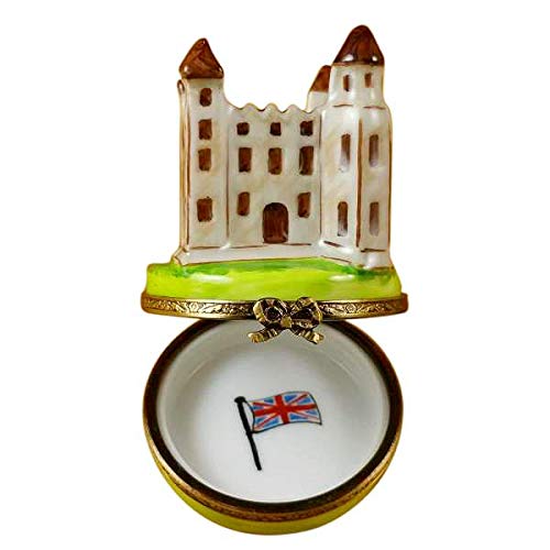 Rochard Tower of London Limoges Porcelain Trinket Box - Hand-Painted Collectible Gift for Tea Lovers & Home Decor