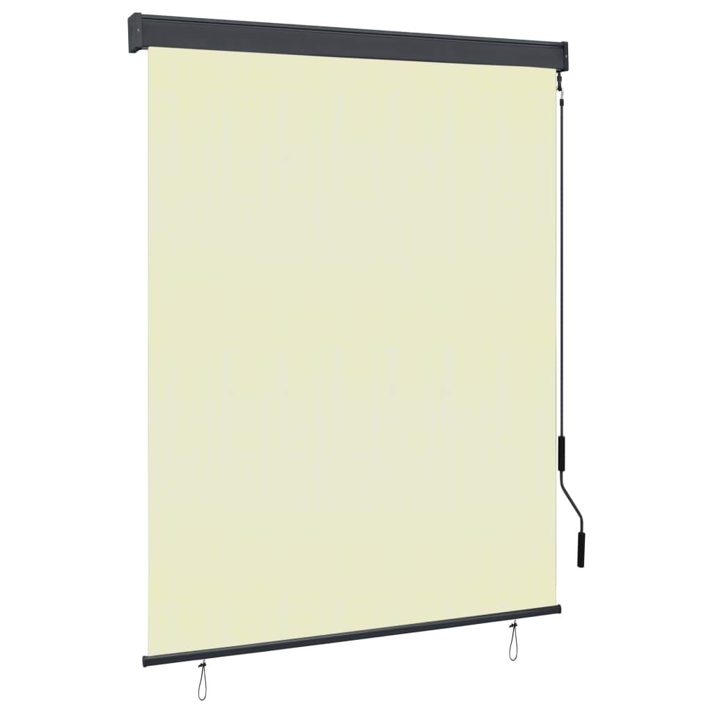 Premium Outdoor Roller Blind - UV & Heat Blocking Blackout Shade for RV Windows & Patio (55.1