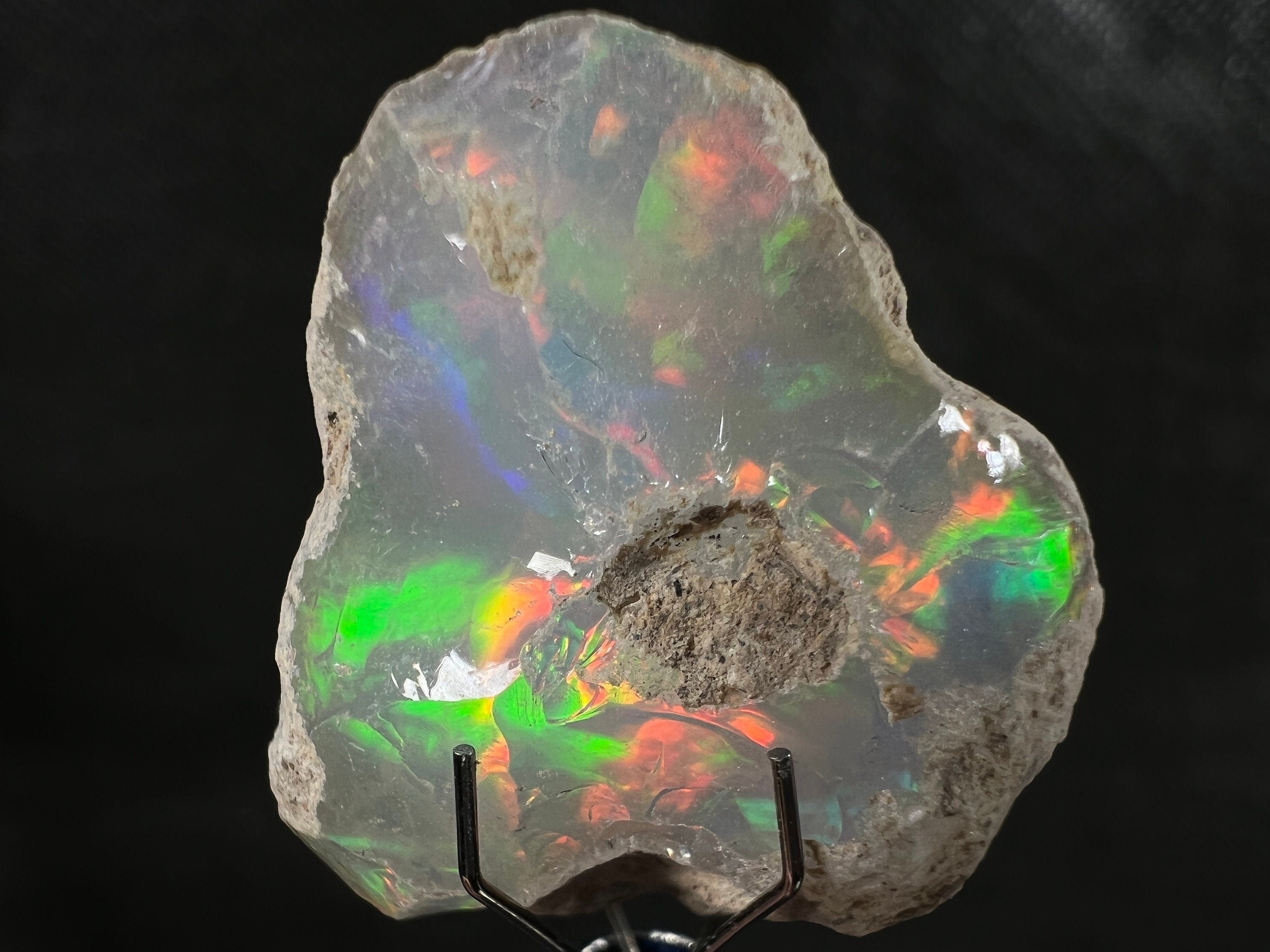 Premium 4A+ Welo Opal Raw Crystal - Natural Cutting Grade Opal Gemstone, October Birthstone for Jewelry Making & Collecting (Ideal for Rings, Necklaces & Healing Crystals)