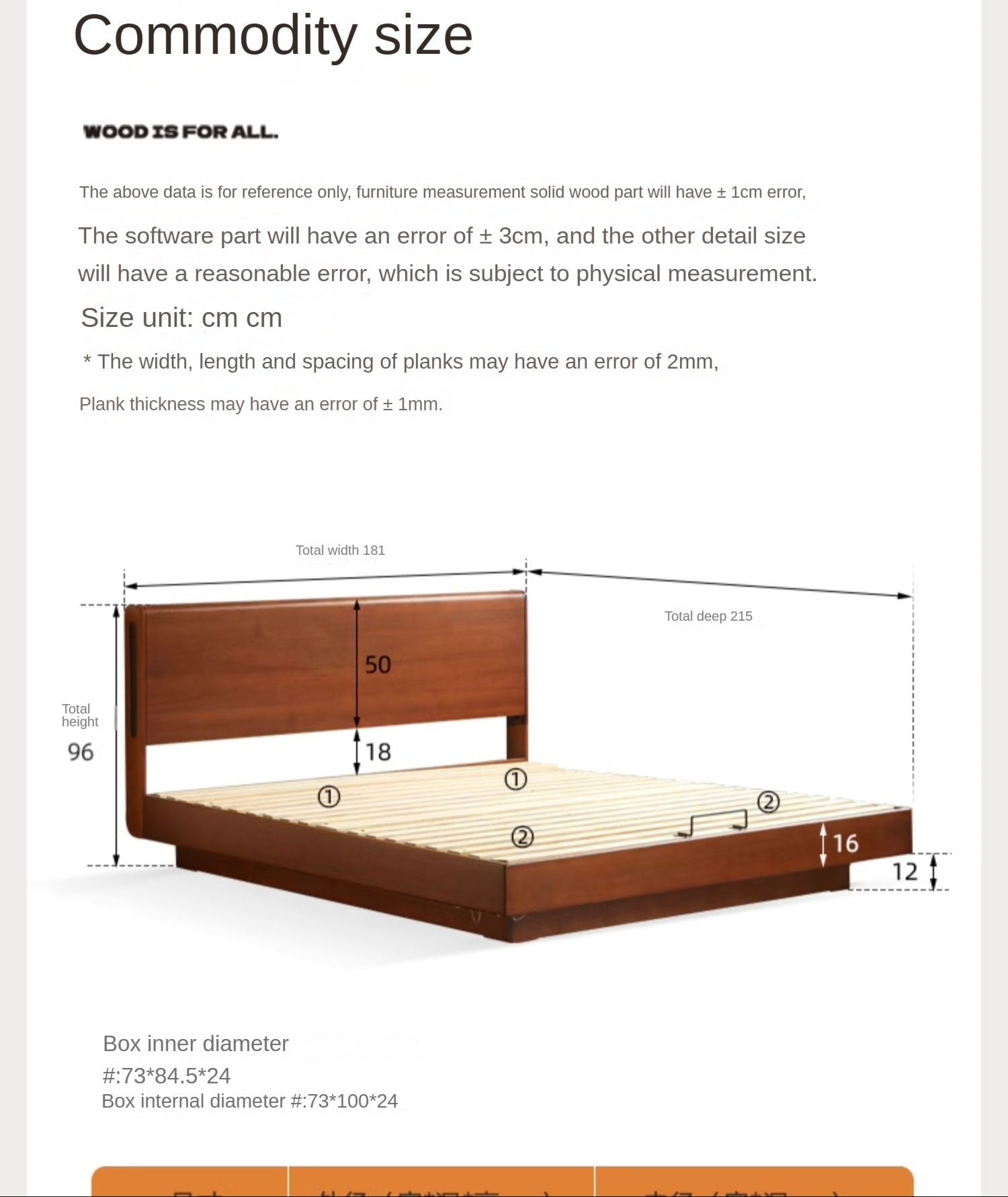 Solid Poplar Wood Storage Bed with Underbed Drawers - Perfect for Small Bedrooms, Kids Rooms & Guest Rooms - Space Saving Bed Frame with Hidden Storage Compartments