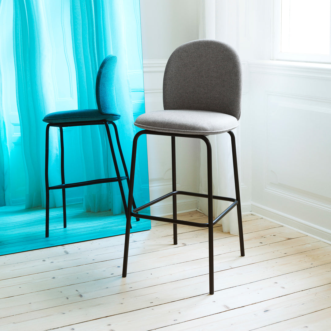 Ace Bar Chair - Fully Upholstered Counter Stool for Kitchen Island, Breakfast Nook & Home Bar | Comfortable Modern Dining Seating