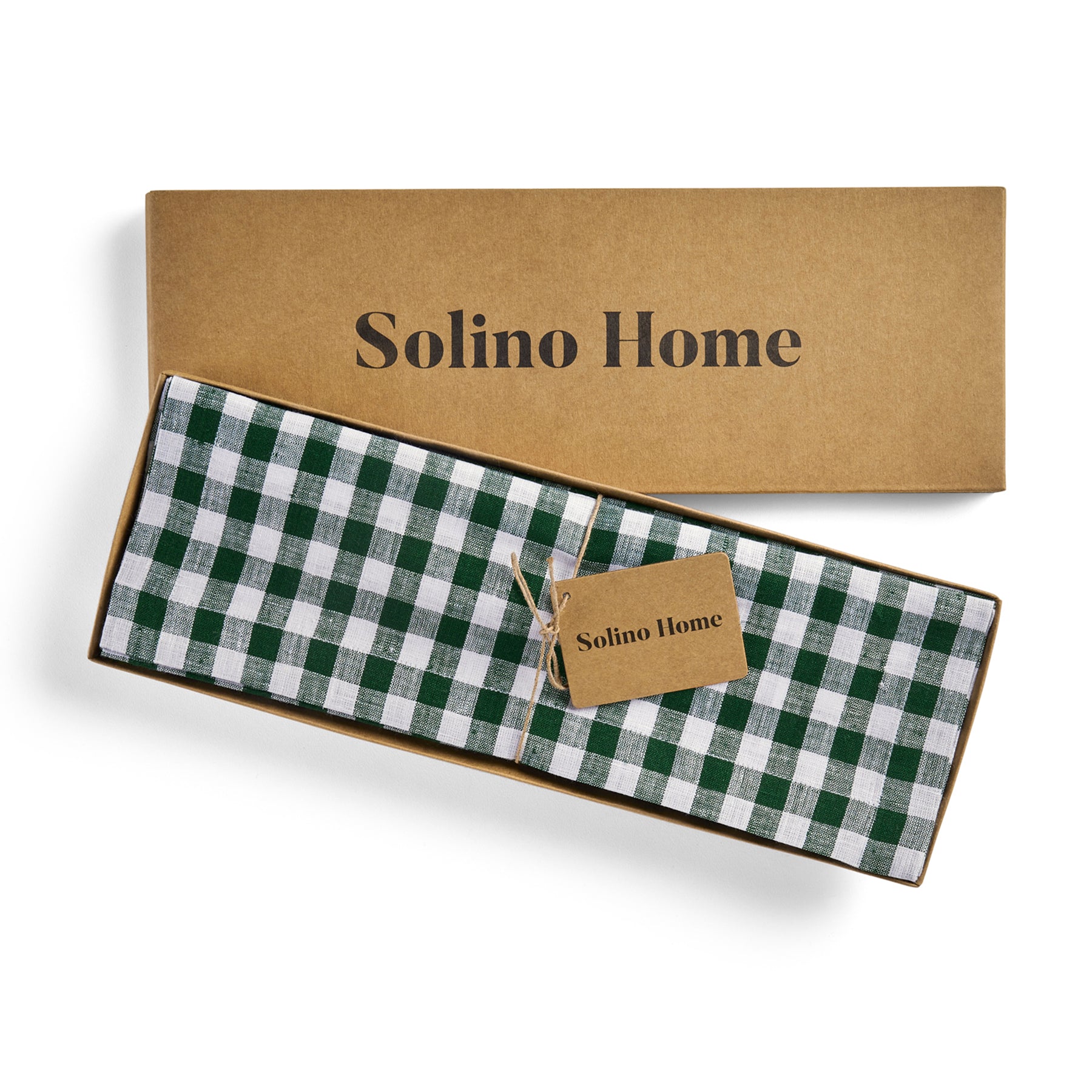 Stylish Gingham Placemats Set of 4 - Cotton Table Mats for Dining Room Decor, Kitchen Table Setting & Picnic Accessories