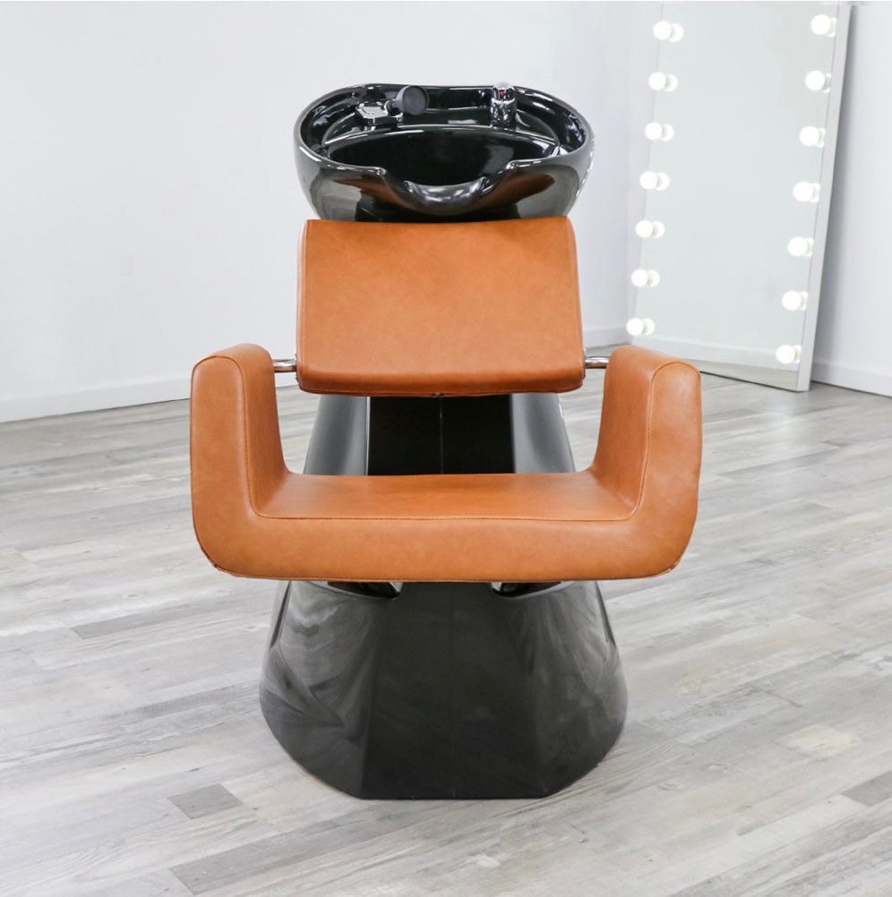 Professional Salon Shampoo Bowl and Chair Set - Ergonomic Hair Washing Station for Barbers & Stylists - Perfect for Salons, Spas & Home Use