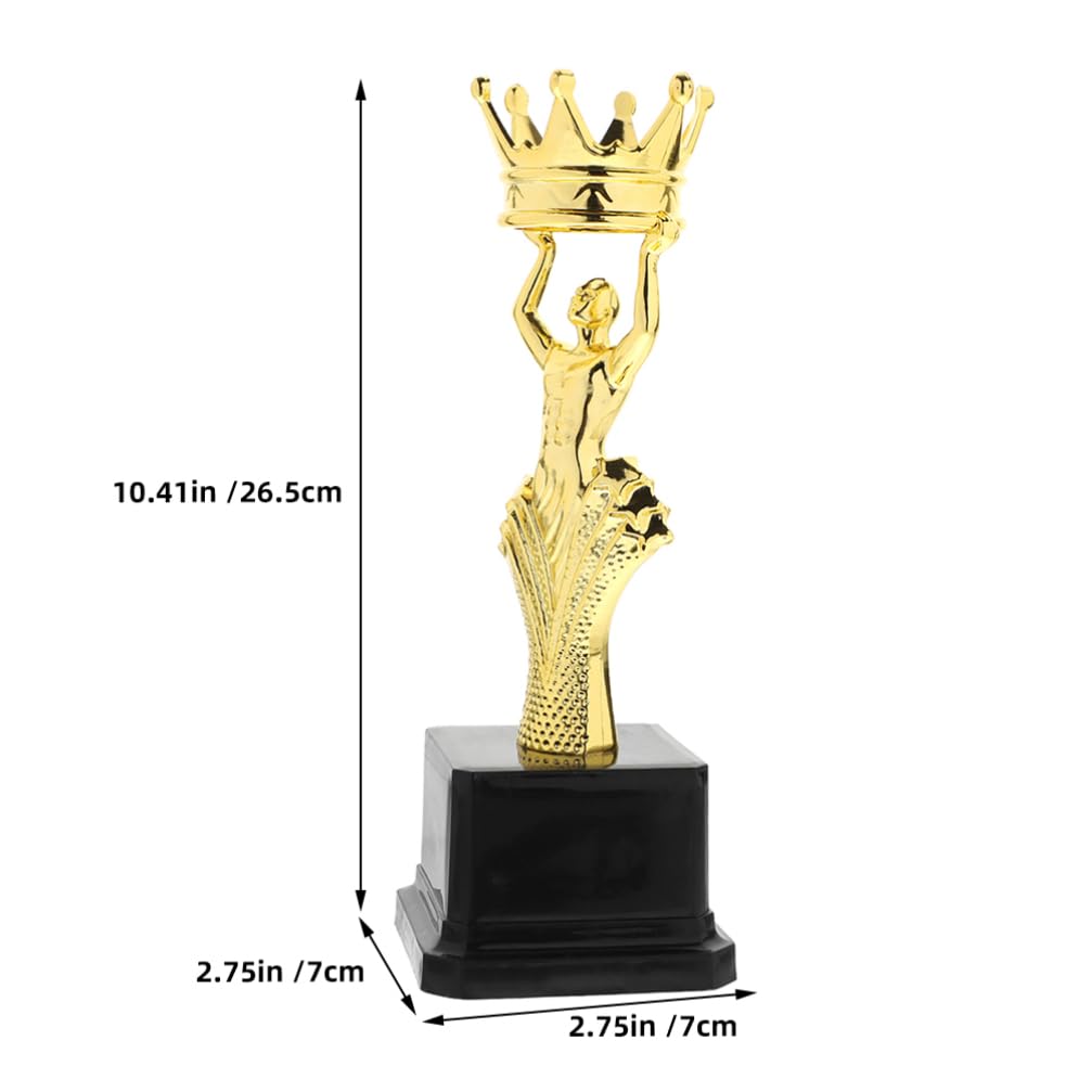 Gold Crown Award Trophy Cups - 1st Place Recognition Trophy for Achievement, Competition & Winning Prizes | Perfect for Sports Awards, Academic Ceremonies & Corporate Events