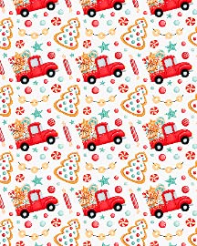 Christmas Gifts Red Truck Christmas Cookies