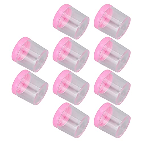10-Pack 0.7oz Leakproof Cream Jars & Bottles - Portable Travel Containers for Lip Balm, Lotion, Cosmetics - Ideal for DIY Skincare, Makeup Artists & On-the-Go Use