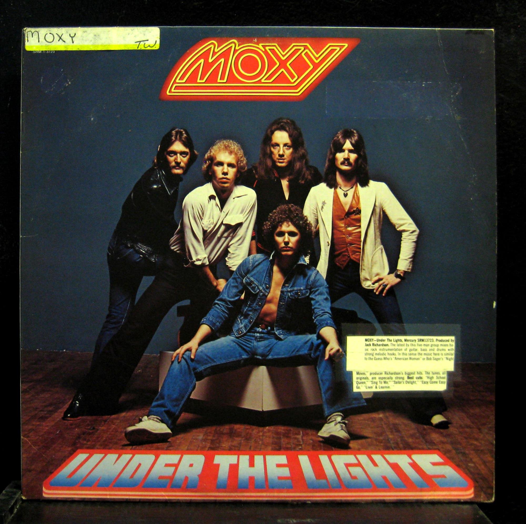 MOXY UNDER THE LIGHTS Vinyl Record - Limited Edition 12