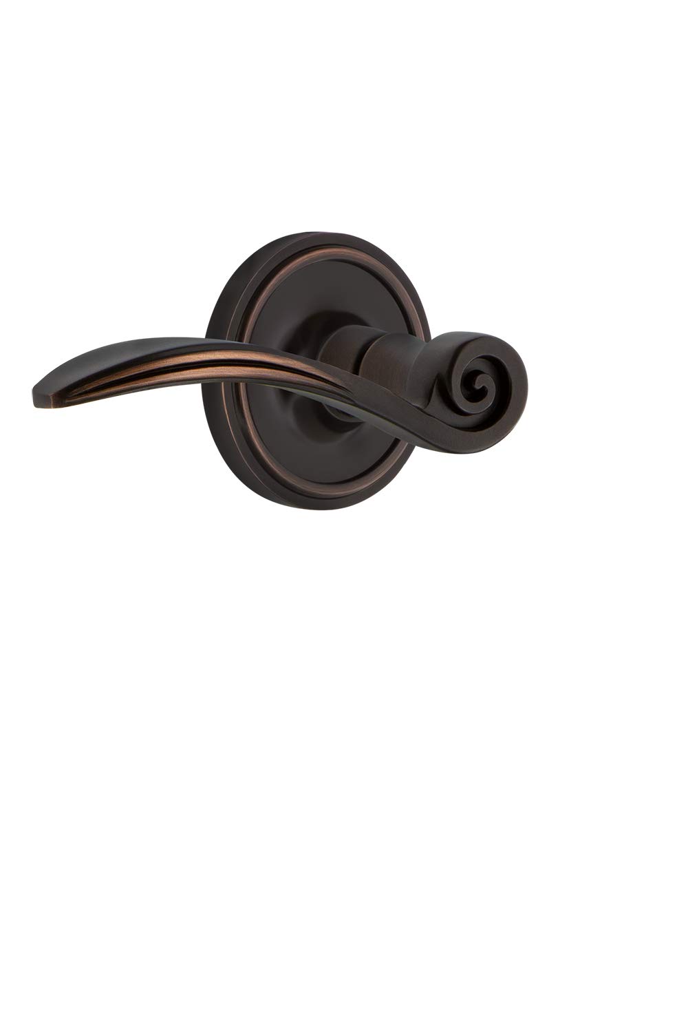 Nostalgic Warehouse Classic Rose Passage Swan Lever Door Handle - Timeless Bronze Finish | Vintage Home Decor for Bedroom, Bathroom & Interior Doors
