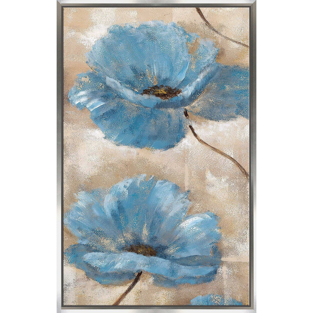 Summer Wind II Floating Canvas Wall Art - Modern Home Decor for Living Room, Bedroom & Office