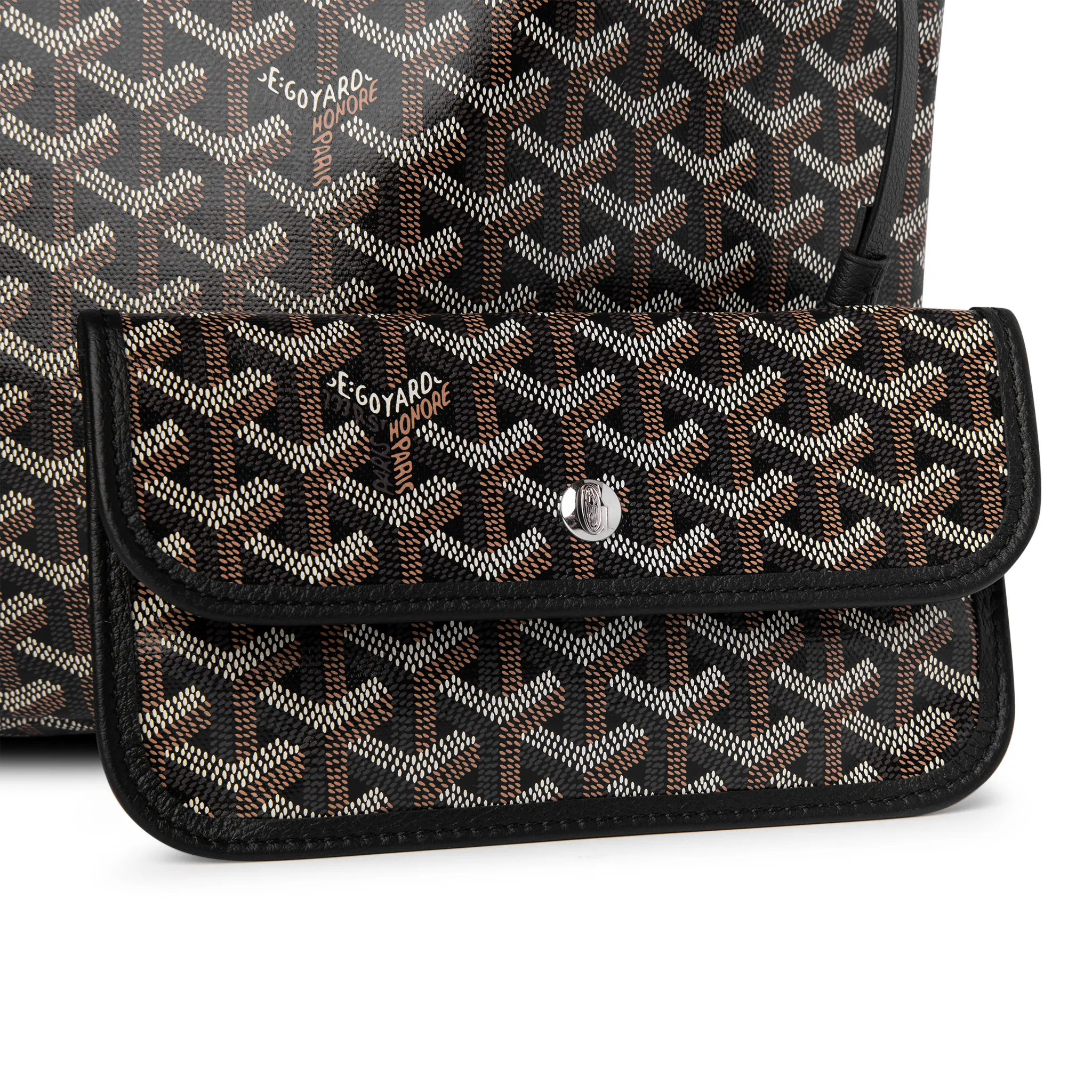 Goyard Saint Louis PM Tote Bag - Luxury Black Leather Handbag for Women | Perfect for Work, Travel & Everyday Use