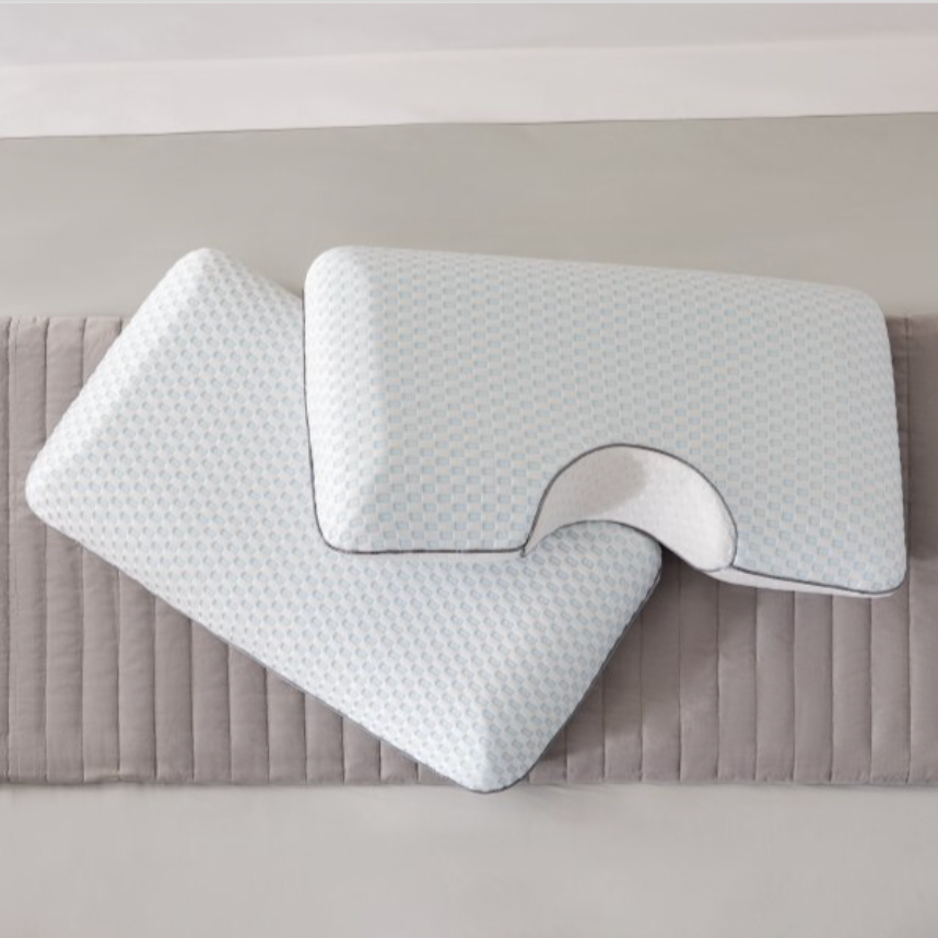 Malouf Bamboo Charcoal Pillow with Cooling Cover - Hypoallergenic & Breathable Pillow for Side, Back & Stomach Sleepers - Perfect for Hot Sleepers & Allergy Relief