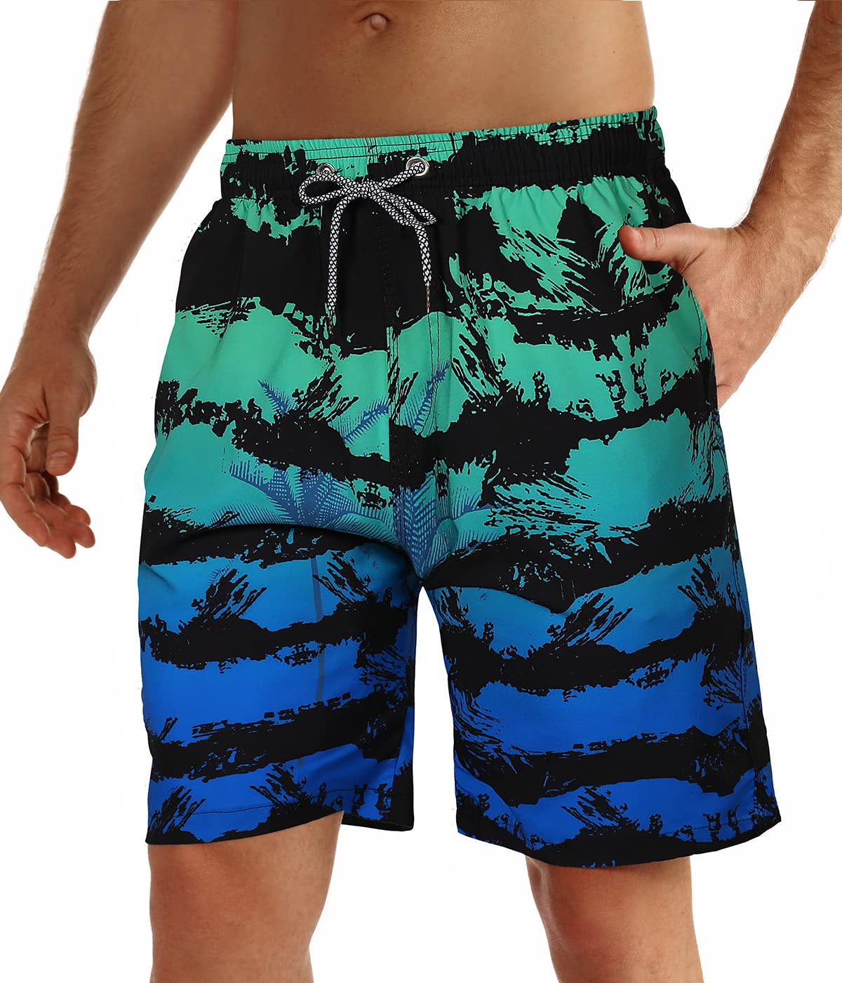 **ZHPUAT Men's Quick Dry Swim Trunks - Beach Board Shorts for Swimming, Surfing & Vacation | Lightweight & Comfortable Bathing Suits for Summer, Pool & Water Sports**