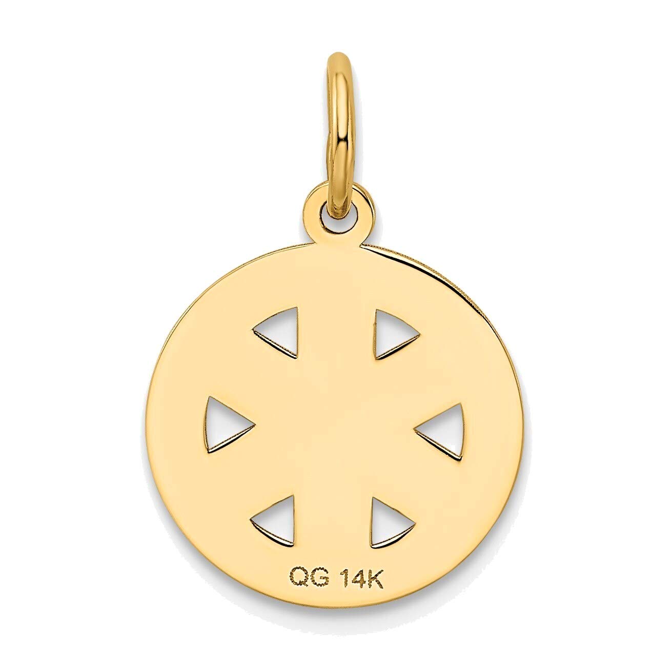 14K Yellow Gold Paramedic Medical Charm Pendant - Perfect for Nurses, EMTs, and Healthcare Professionals - Ideal for Everyday Wear & Gift Giving