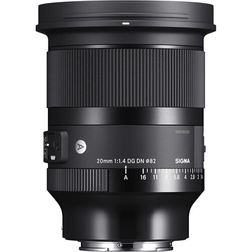 Sigma 20mm f/1.4 DG DN Art Lens for Sony E & Leica L Mount - Ultra Wide Angle Prime Lens for Landscape, Astro & Night Photography