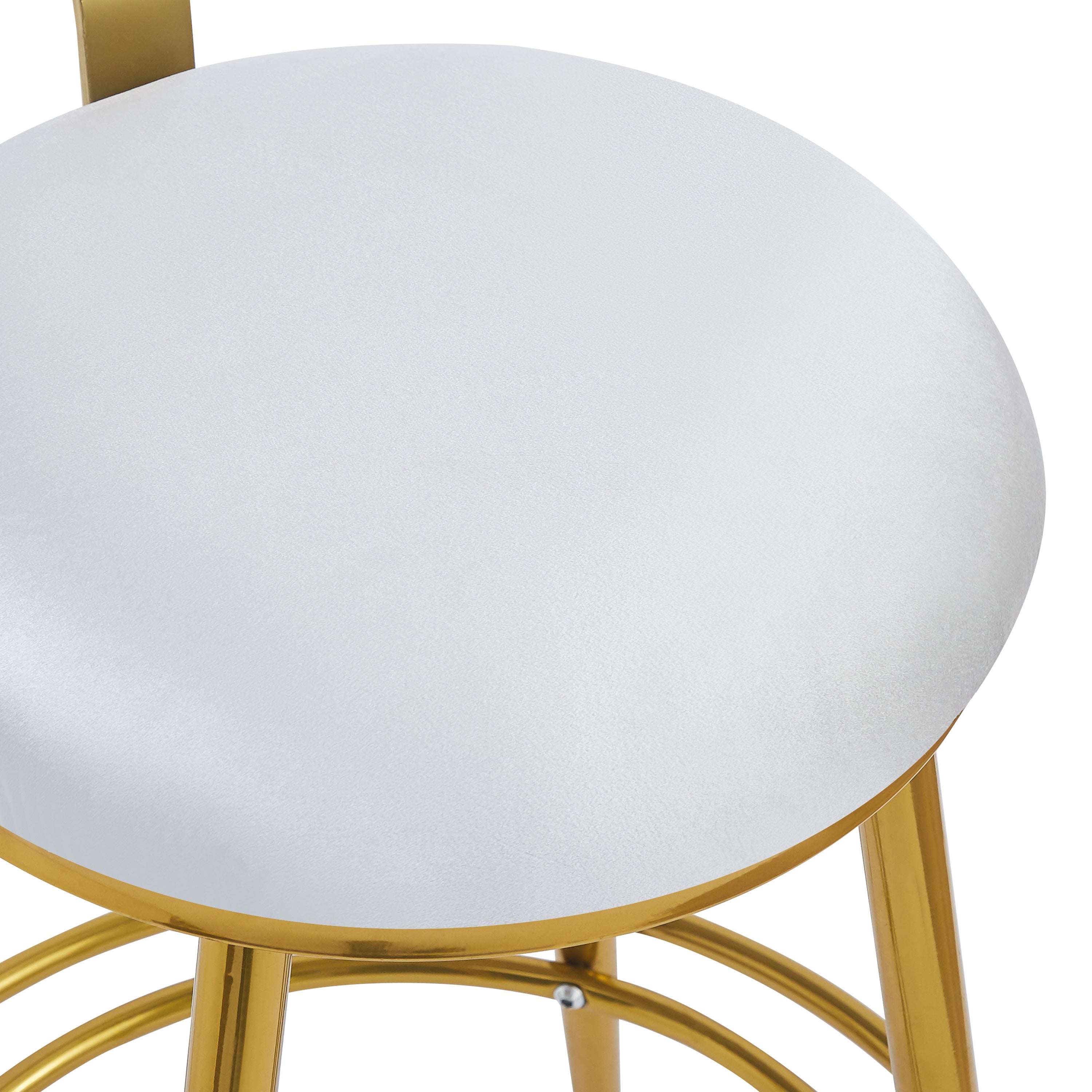 Modern Velvet Counter Stools Set of 2 - 27.65