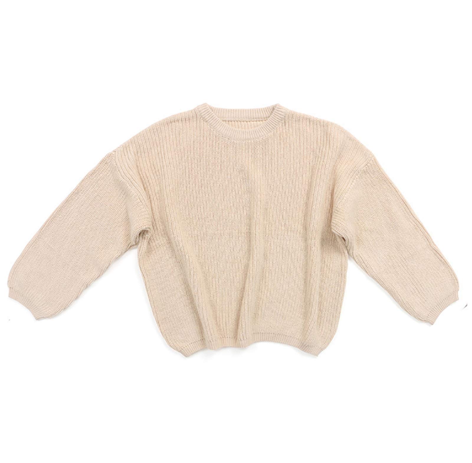 FYBITBO Toddler Sweaters for Boys & Girls - Soft Knit Pullover Long Sleeve Sweatshirts for Fall Winter Baby Clothes | Perfect for Playdates, Family Outings & Holiday Photos