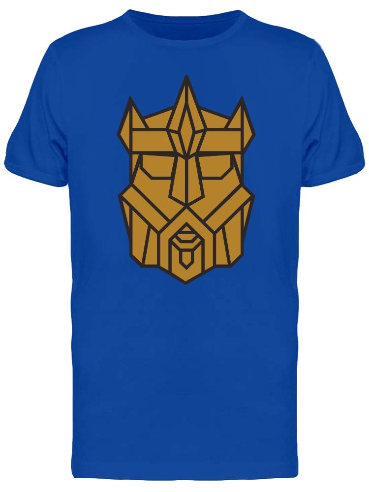 Bearded King Geometric Art T-Shirt for Men - Stylish Graphic Tee for Casual Wear & Street Fashion
