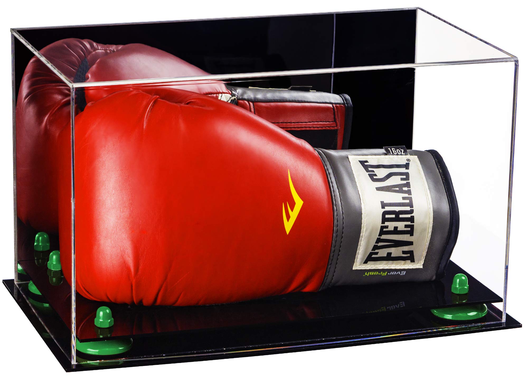 Premium Acrylic Boxing Glove Display Case - Clear Full-Size Protective Showcase for Collectible Gloves | Perfect for Sports Memorabilia, Gym Decor & Championship Trophy Displays