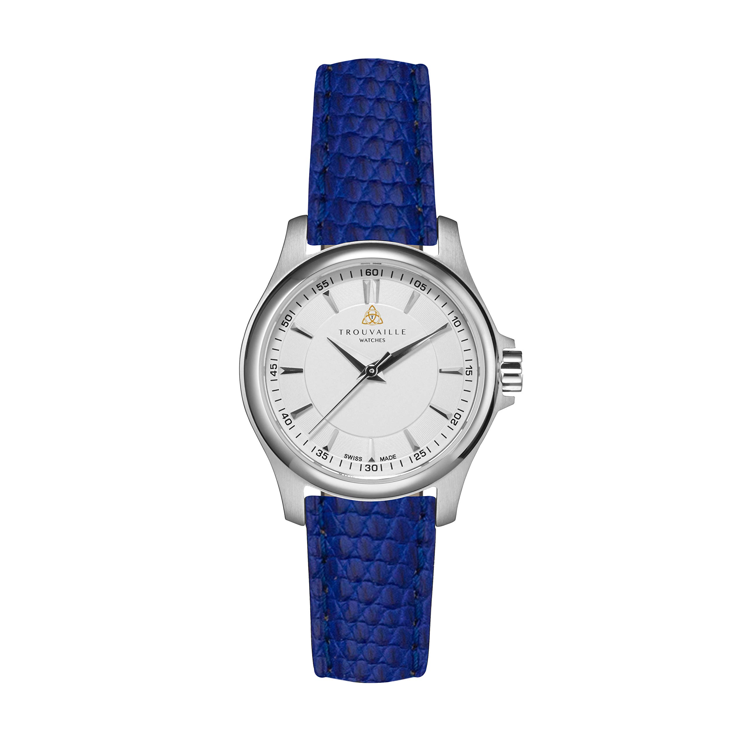 Trouvaille Classic Women's Watch - Elegant White Dial Stainless Steel Band for Business, Casual & Formal Occasions