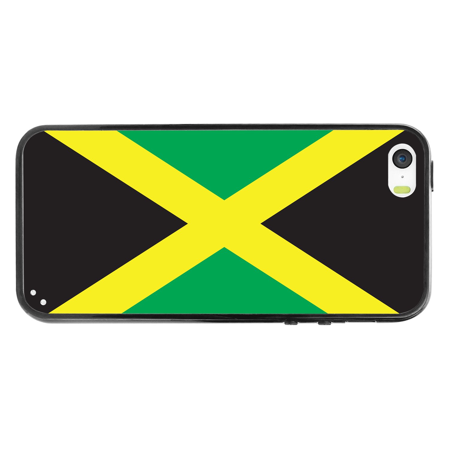 Cellet Proguard Jamaican Flag Design Case for Apple iPhone 5 - Black | Durable Protective Cover for Everyday Use & Travel