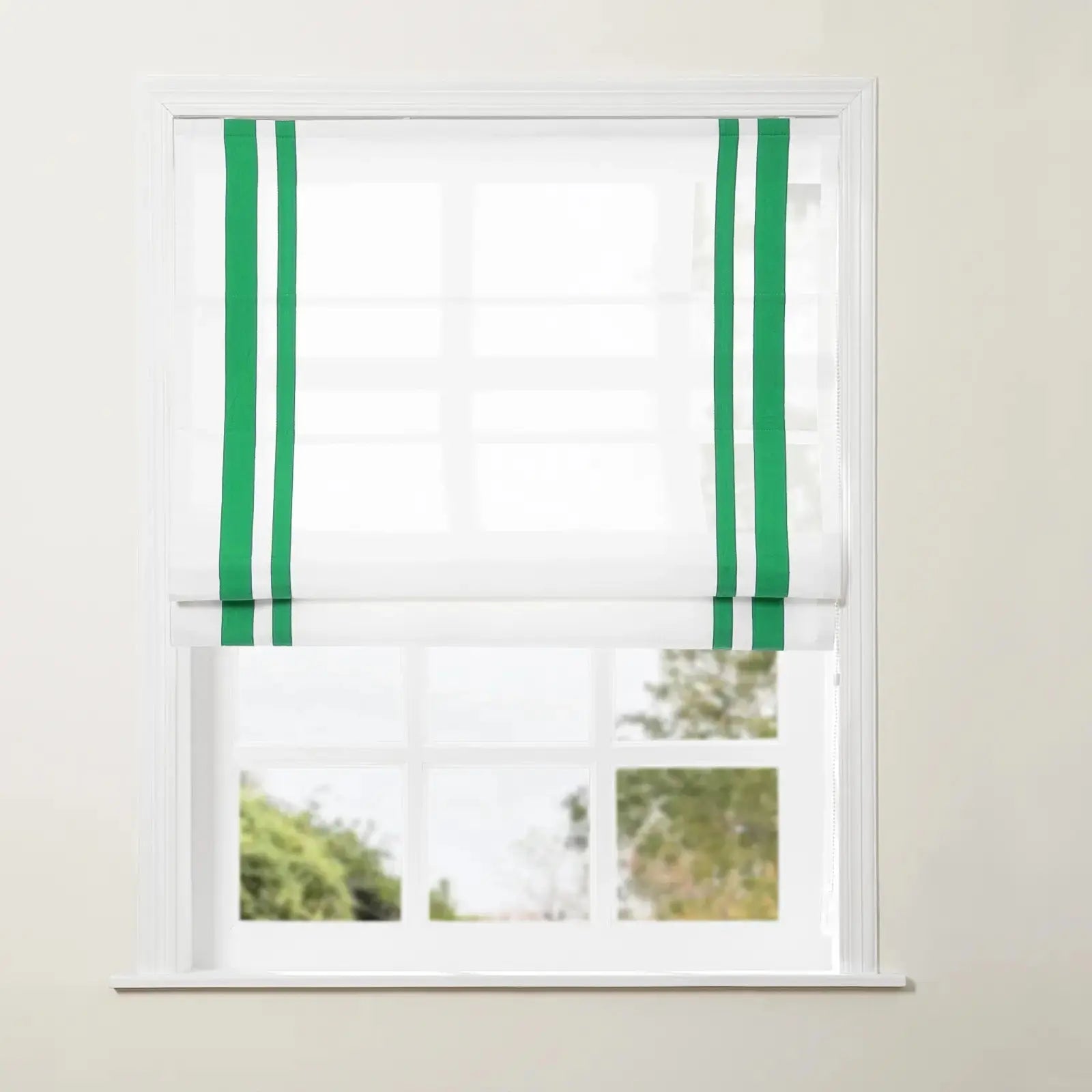 Green Double Border Stripes