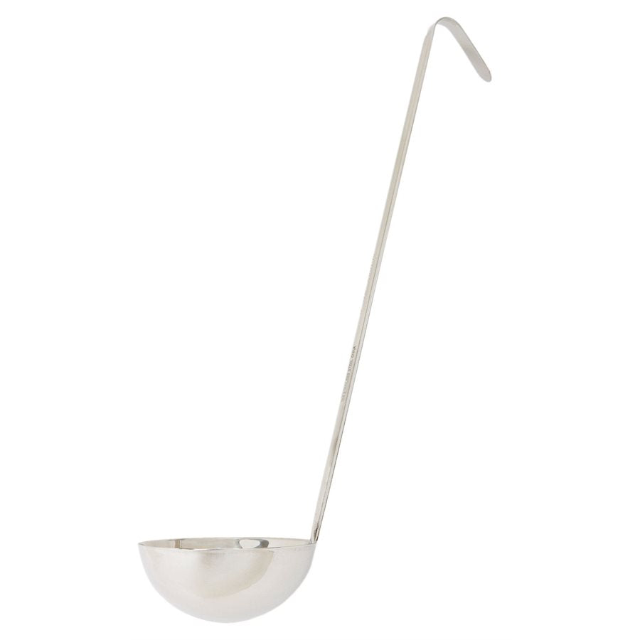 Winco 3 Oz One Piece Ladle - Durable Stainless Steel Soup Spoon for Cooking, Serving - Perfect for Kitchen, Restaurant & Catering Use