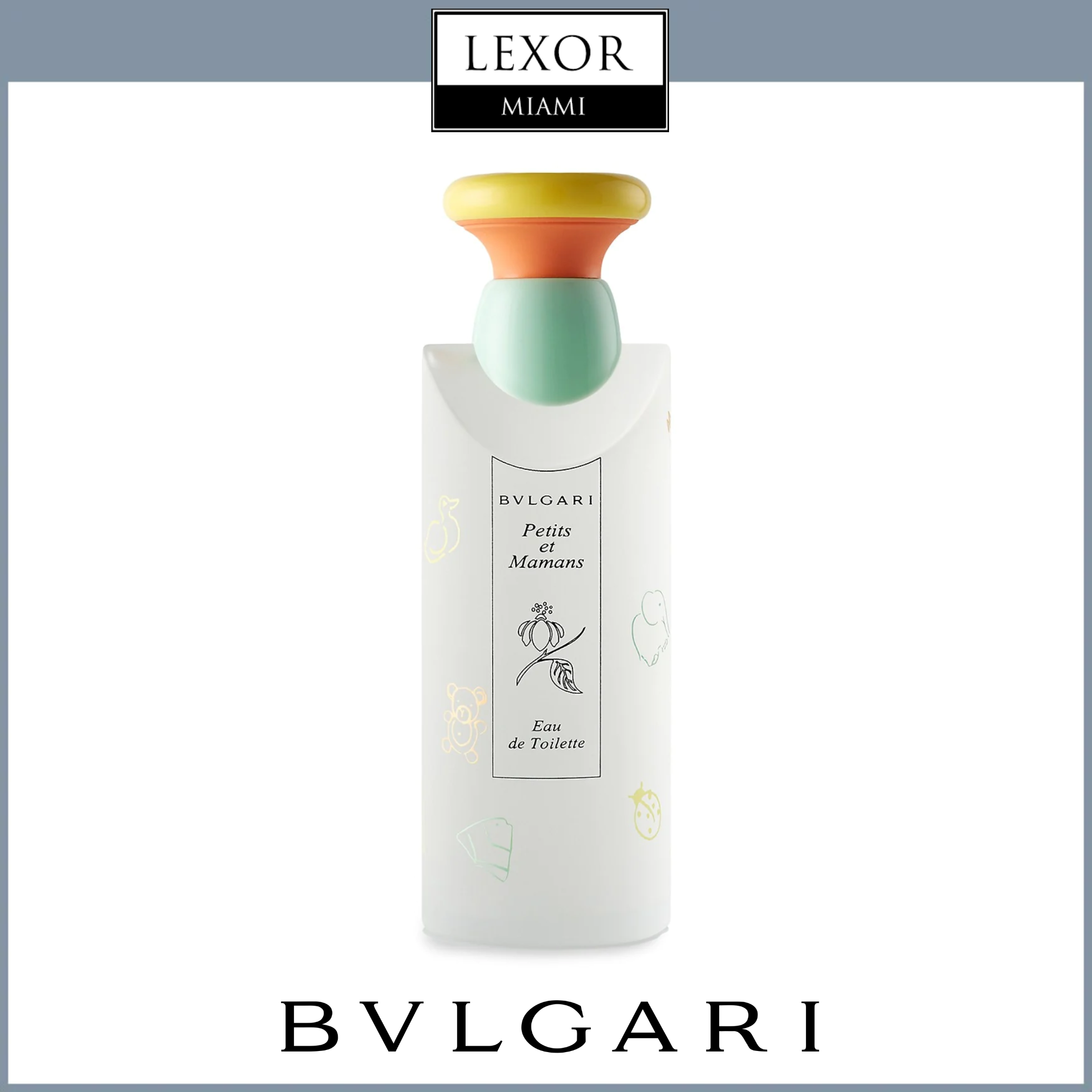 Bvlgari Petits Et Mamans 3.4oz Eau de Toilette - Unisex Baby Cologne for Newborns & Toddlers | Gentle Fragrance for Daily Use & Special Occasions