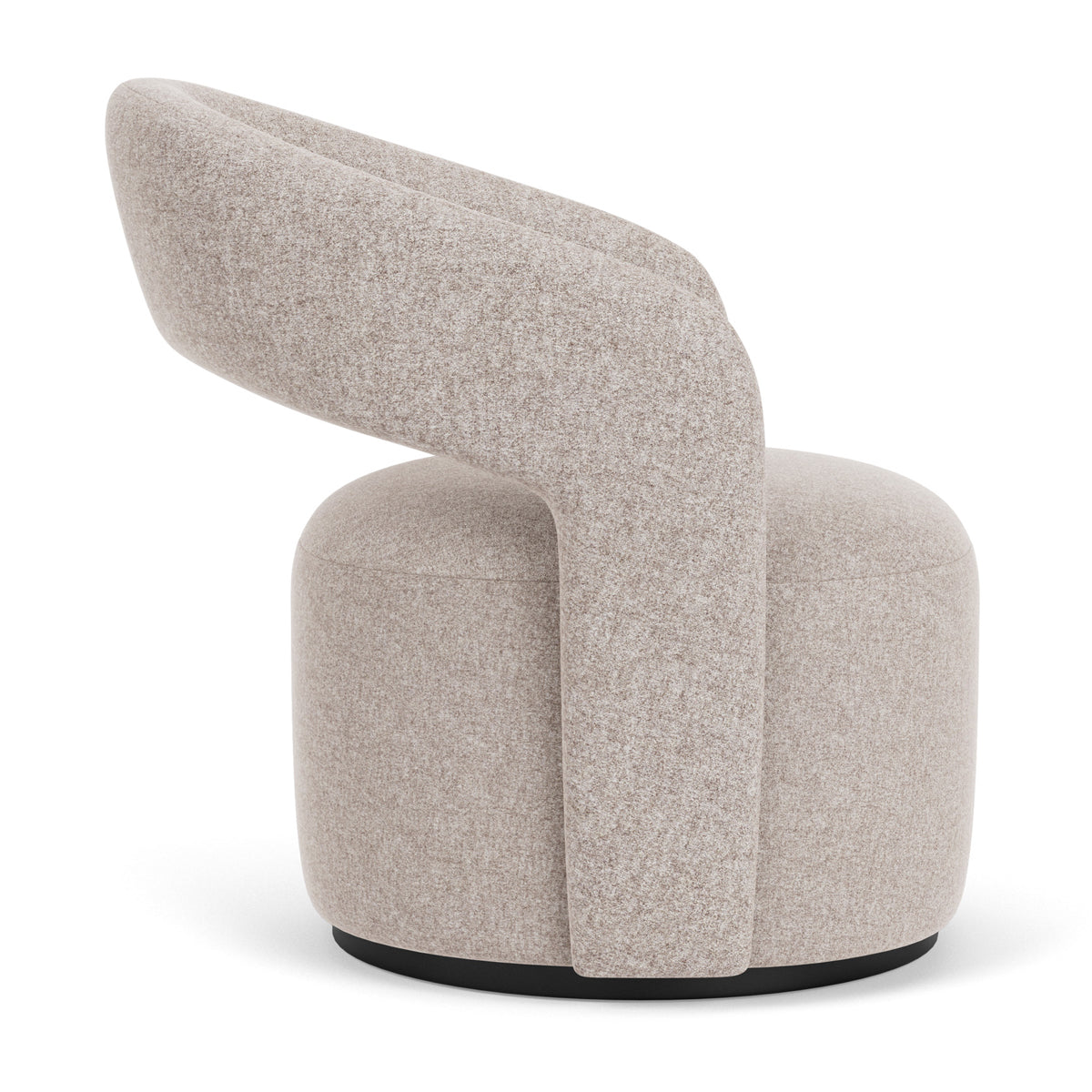 Stylish Judi Fabric Swivel Armchair - Modern Upholstered Accent Chair with 360° Rotation for Living Room, Bedroom or Office - Comfortable Lounge Seating for Home Decor