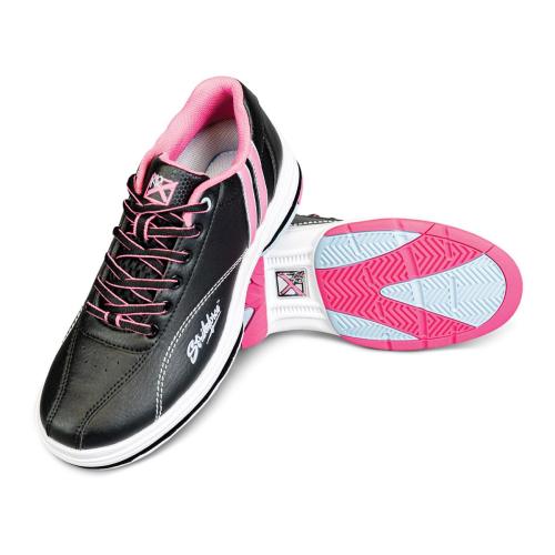 KR Strikeforce Starr Black Pink Blue Women's Bowling Shoes - Lightweight Comfort for League Play & Tournament Performance