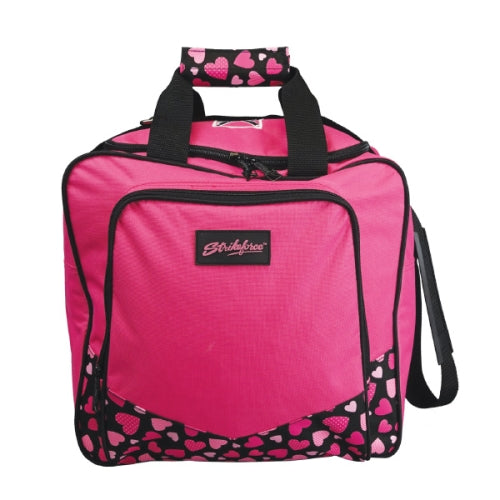 KR Strikeforce Krest Single Hearts Bowling Ball Tote Bag - Durable Bowling Accessory for League & Practice - Perfect for Bowling Enthusiasts & Gift Ideas