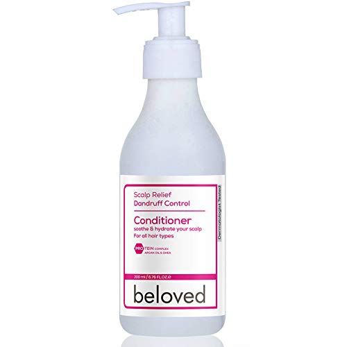 Beloved Scalp Relief Dandruff Treatment Conditioner - Soothes & Nourishes for Healthy Scalp | Reduces Breakage & Strengthens Hair for Hair Loss Solution | SLS & Paraben Free, 200ml | Ideal for Daily Use & Sensitive Scalp Care