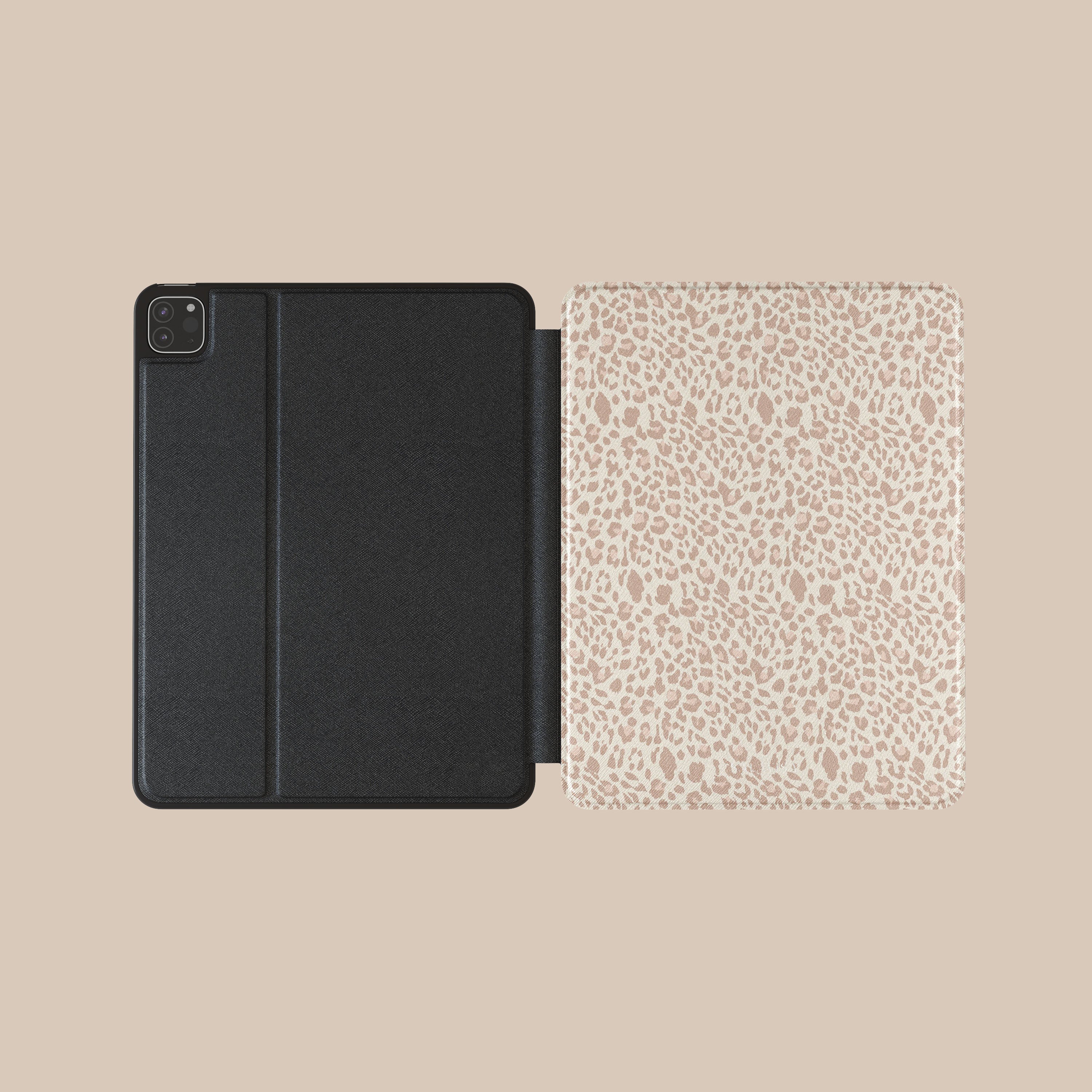 Premium Beige Safari iPad Case - Shockproof & Lightweight Protective Cover for iPad Pro/Air/Mini - Perfect for Travel, Work & Outdoor Adventures