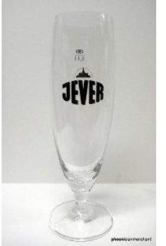 Premium Jever Frisian Brewery German Pilsner Beer Glass - Authentic Pokal Style for Lager, Pilsner & Craft Beer - Perfect for Home Bars, Parties & Beer Tasting Events