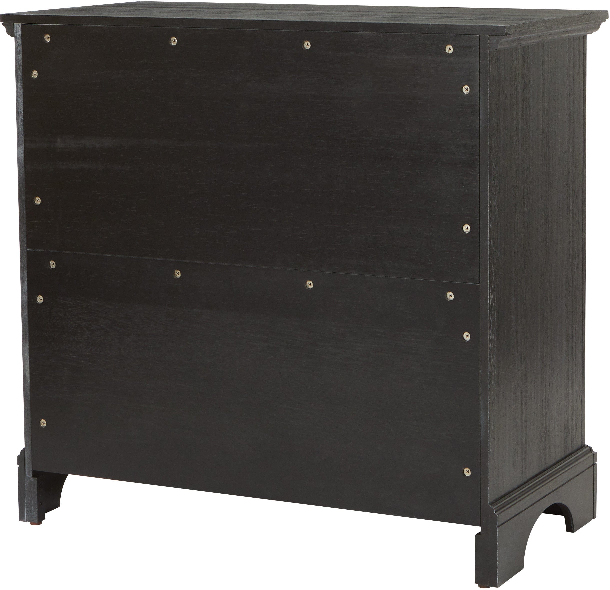 Office Star Farmhouse Basics 3-Drawer Chest [BP 4200 04B] - Rustic Storage Solution for Bedroom, Living Room or Office Organization