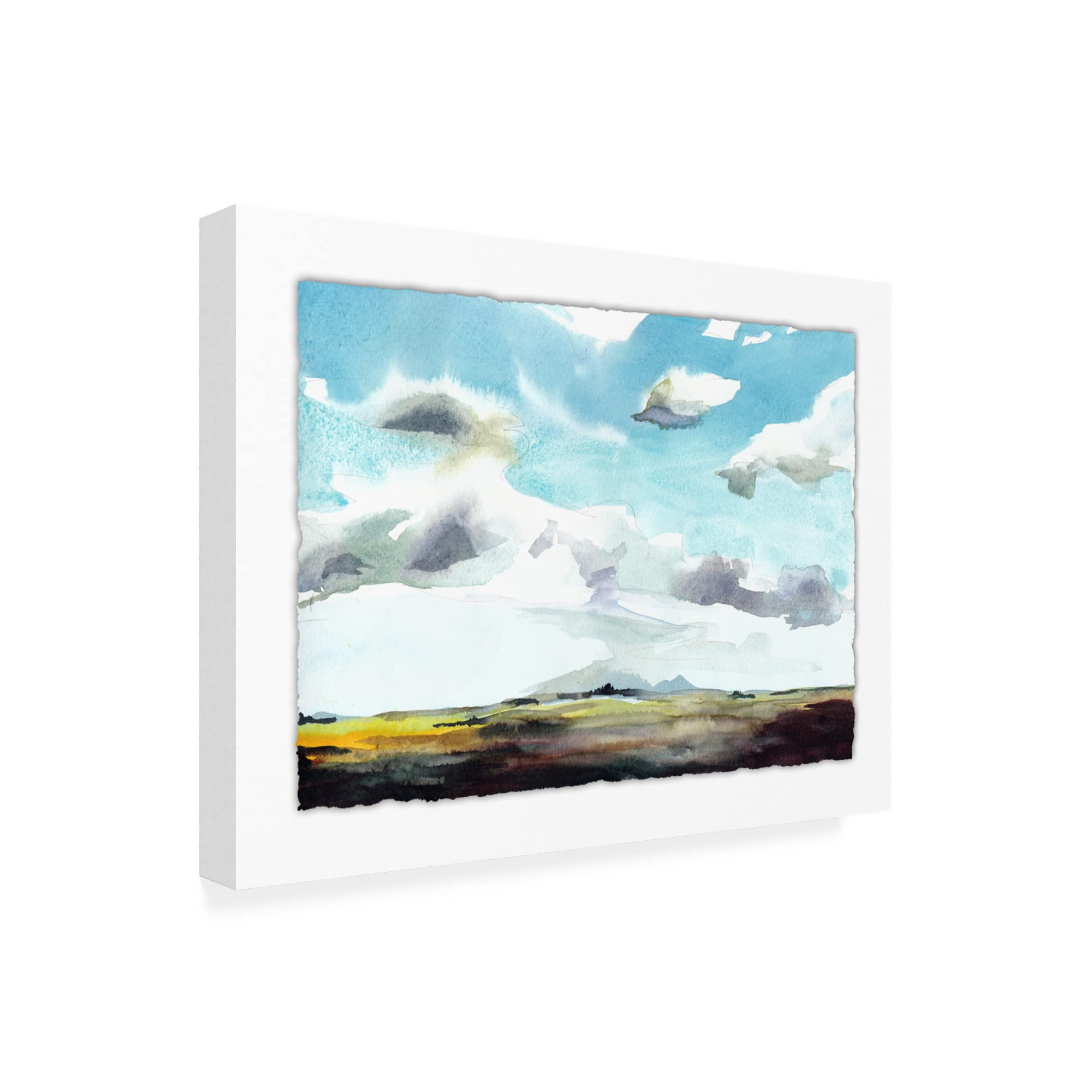 Paul McCreery 'Sky View I' Premium Canvas Wall Art Print - Modern Landscape Painting for Living Room, Bedroom & Office Decor
