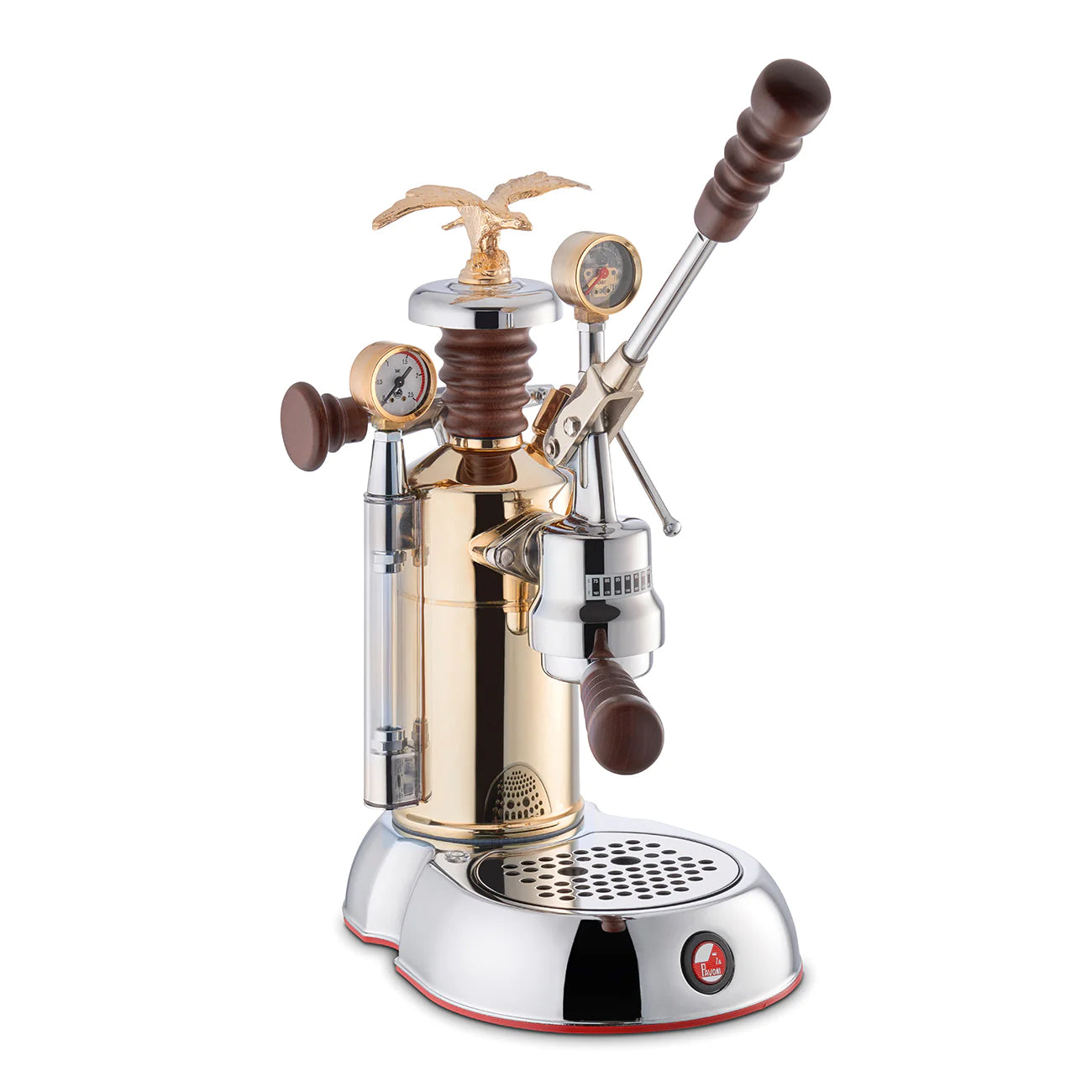 La Pavoni Esperto Competente 16 Cup Professional Espresso Machine - Commercial Grade Italian Coffee Maker for Home & Cafe Use - Perfect for Espresso, Cappuccino & Latte Making