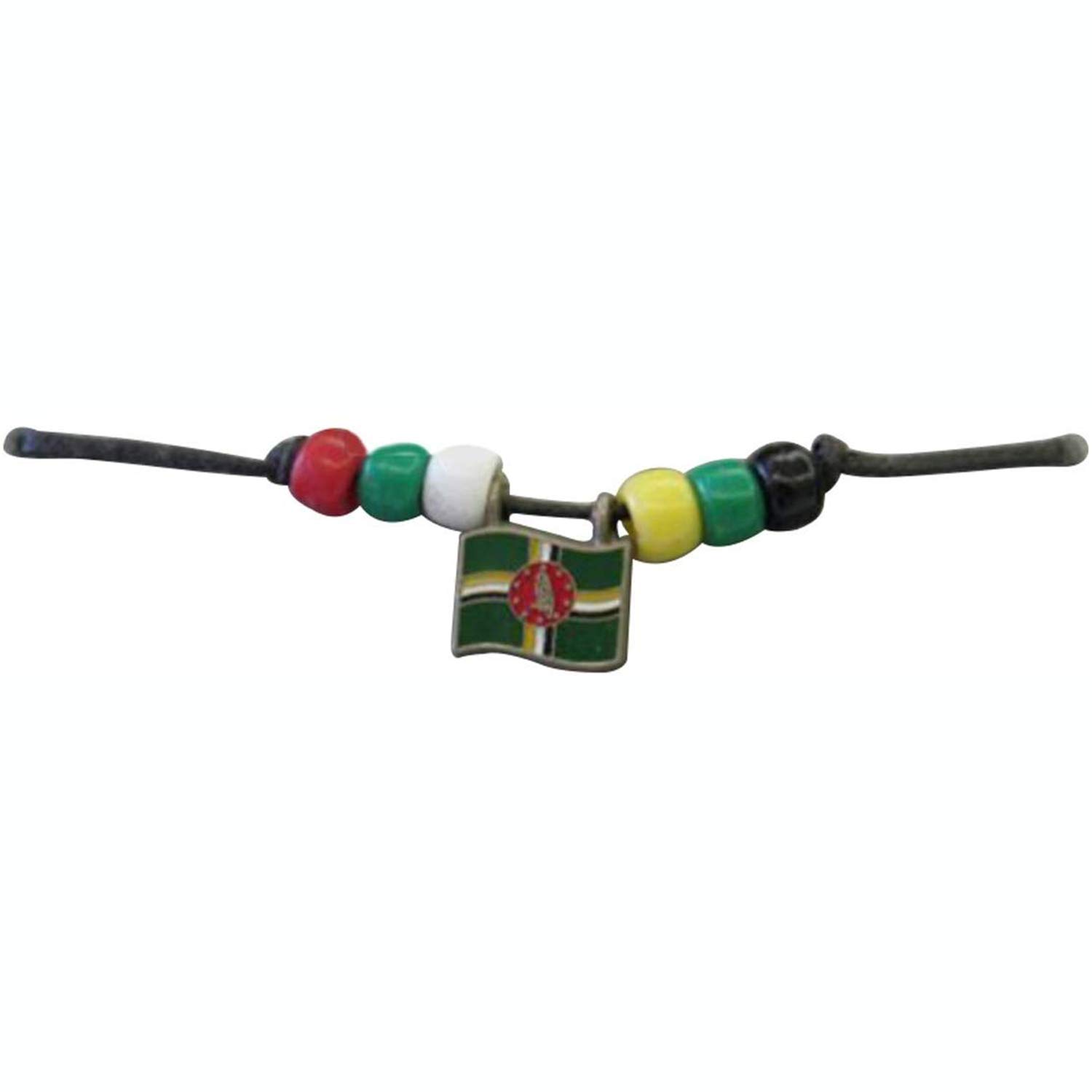 Patriotic Metal Pendant Necklace with Americas Flags - Stylish Fan Choker for Sports Events, Concerts & National Holidays