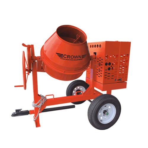 C6 Concrete Mixer - Heavy Duty Portable Cement Mixer for Construction, DIY Projects, and Home Renovation - Perfect for Mixing Mortar, Concrete, and Stucco