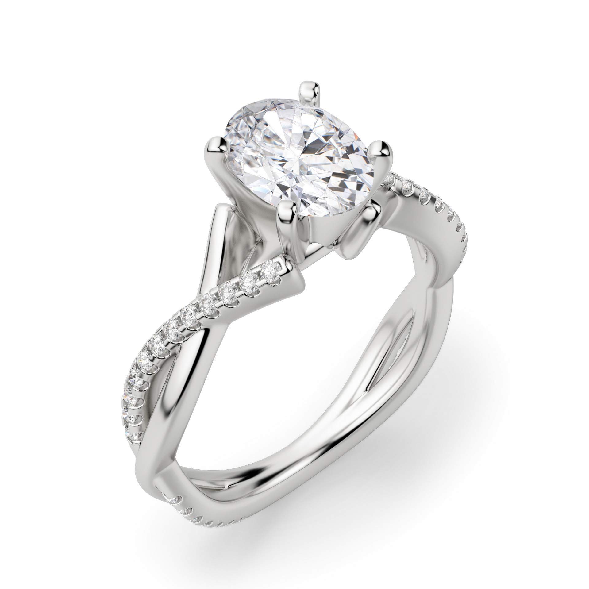 4 CT Oval Moissanite Engagement Ring Wedding Bridal Set, Diamond Anniversary Ring, Solitaire Halo-Setting Vintage Silver Ring for Women - Perfect for Proposals, Weddings & Special Occasions
