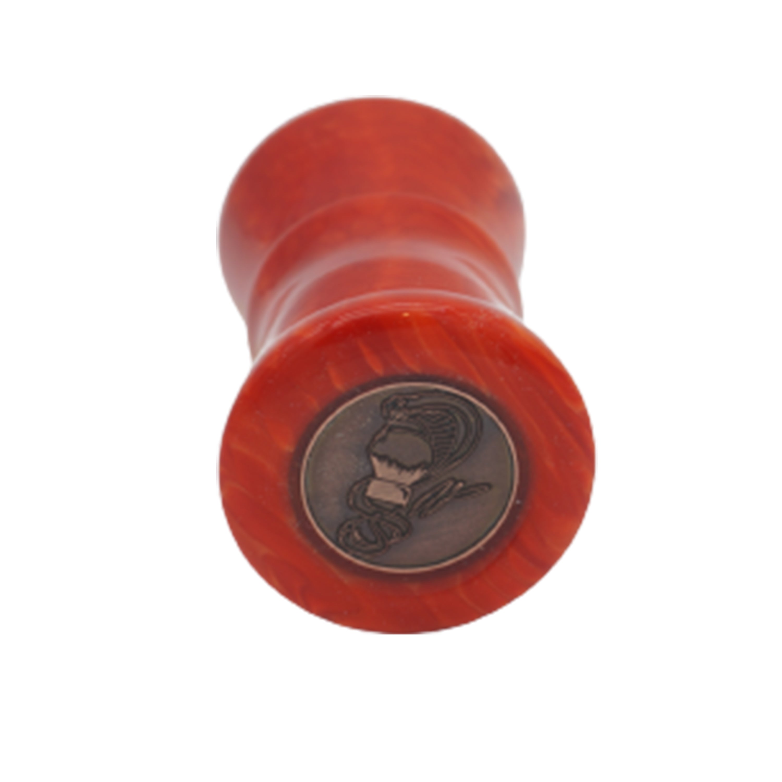 Premium Red Snakeskin Handcrafted Shaving Brush Handle - Fits 24mm & 26mm Knots - Perfect for Wet Shaving & Grooming Gifts for Men