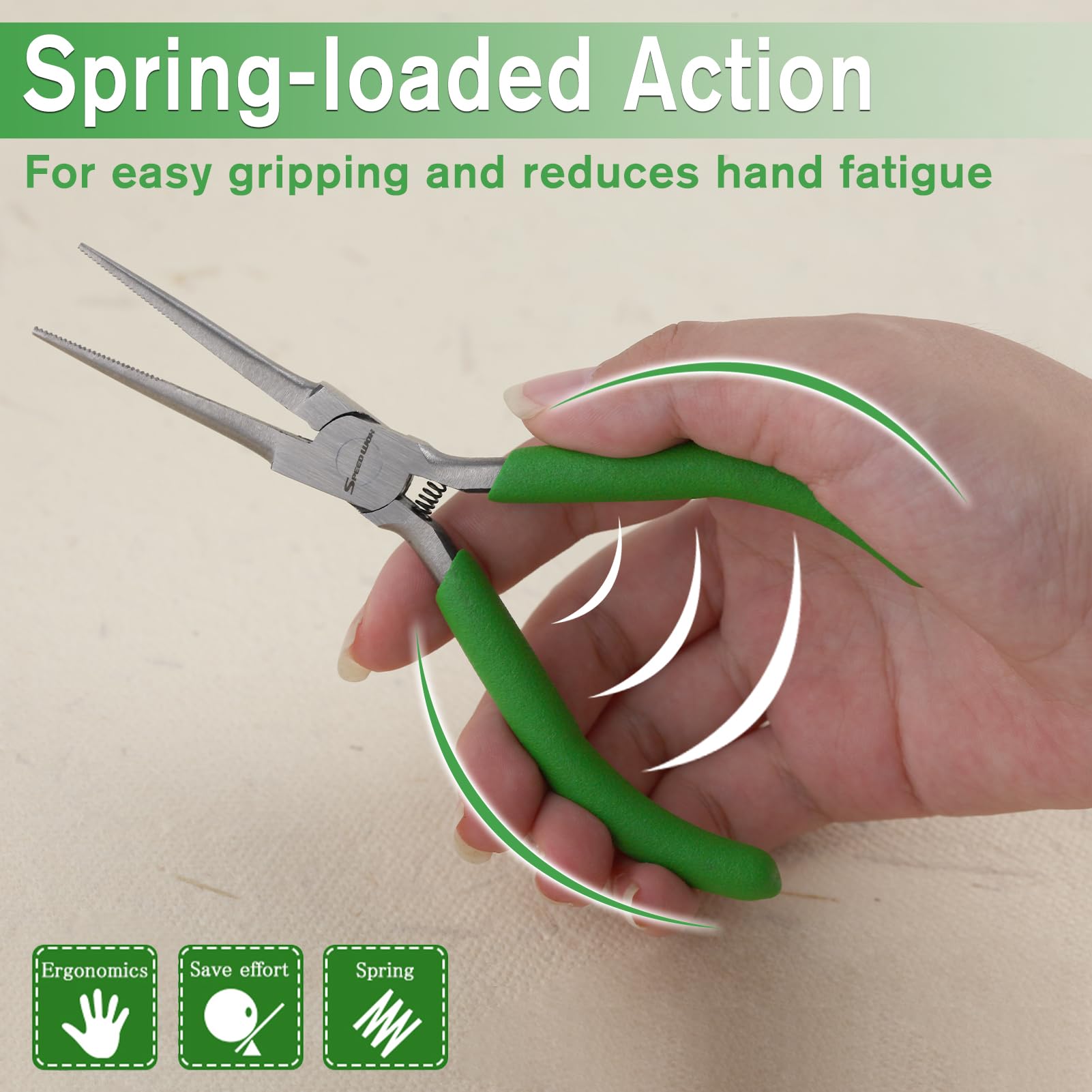 SPEEDWOX Mini Needle Nose Pliers 4.5