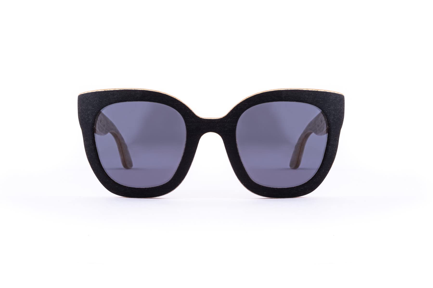 House Of Takura Women's Wooden Sunglasses - Eco-Friendly Fashion Sunglasses for Women - UV Protection Wooden Frame Shades - Perfect for Beach, Outdoor & Summer Style