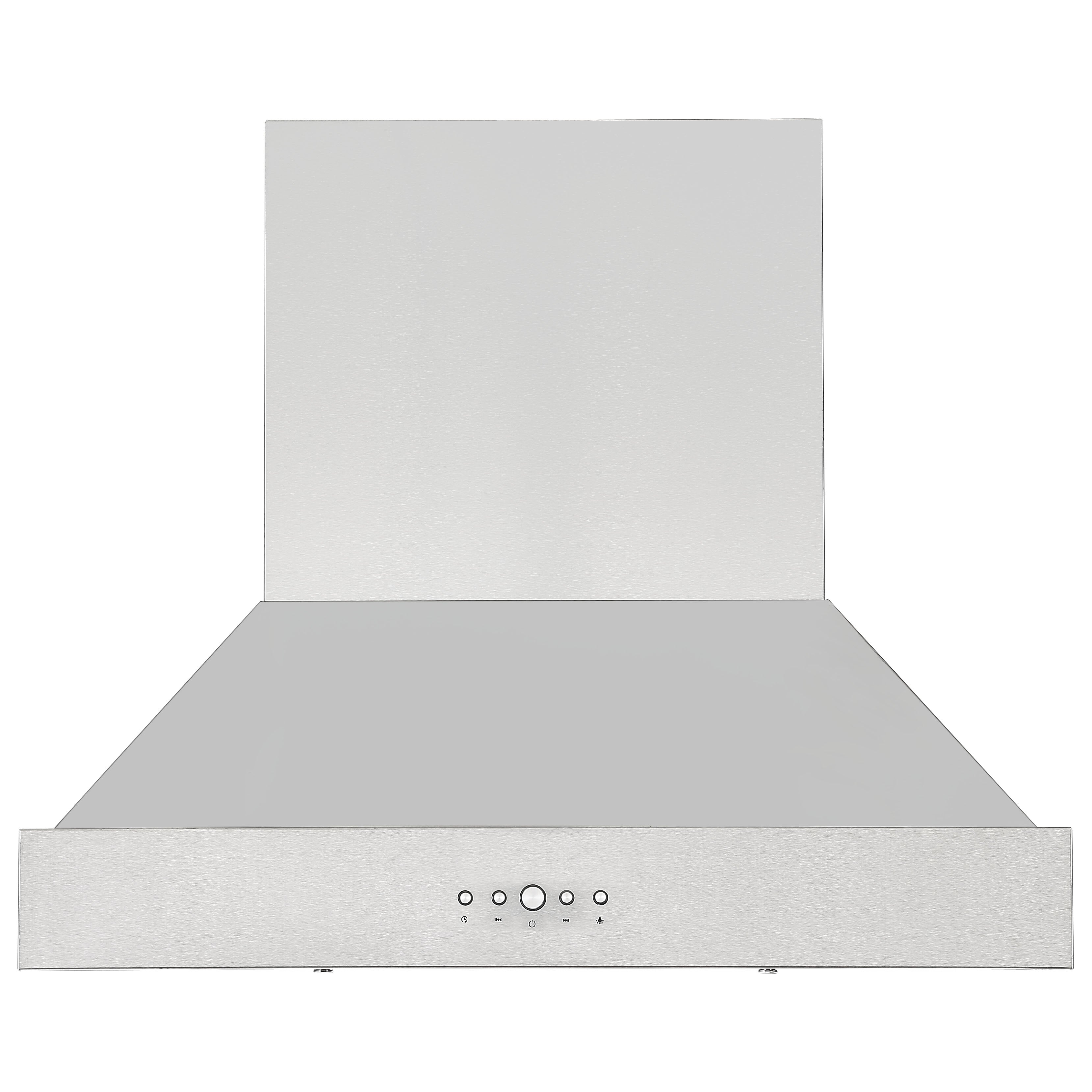30 Inch Stainless Steel Wall Mounted Pyramid Range Hood - Professional Series Kitchen Ventilation for Modern Homes | Perfect for Cooking, Baking & Grilling