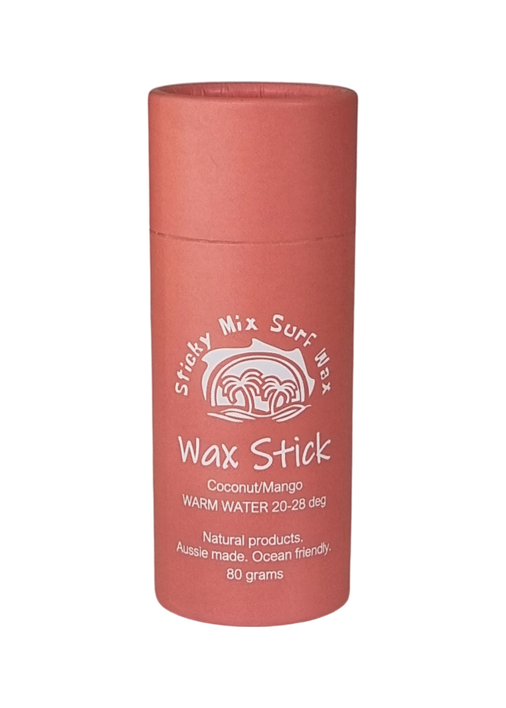 Premium Sticky Mix Warm Water Surf Wax - Coconut & Mango Scent - Non-Slip Grip for Surfboards - Perfect for Tropical Waters & Summer Surfing