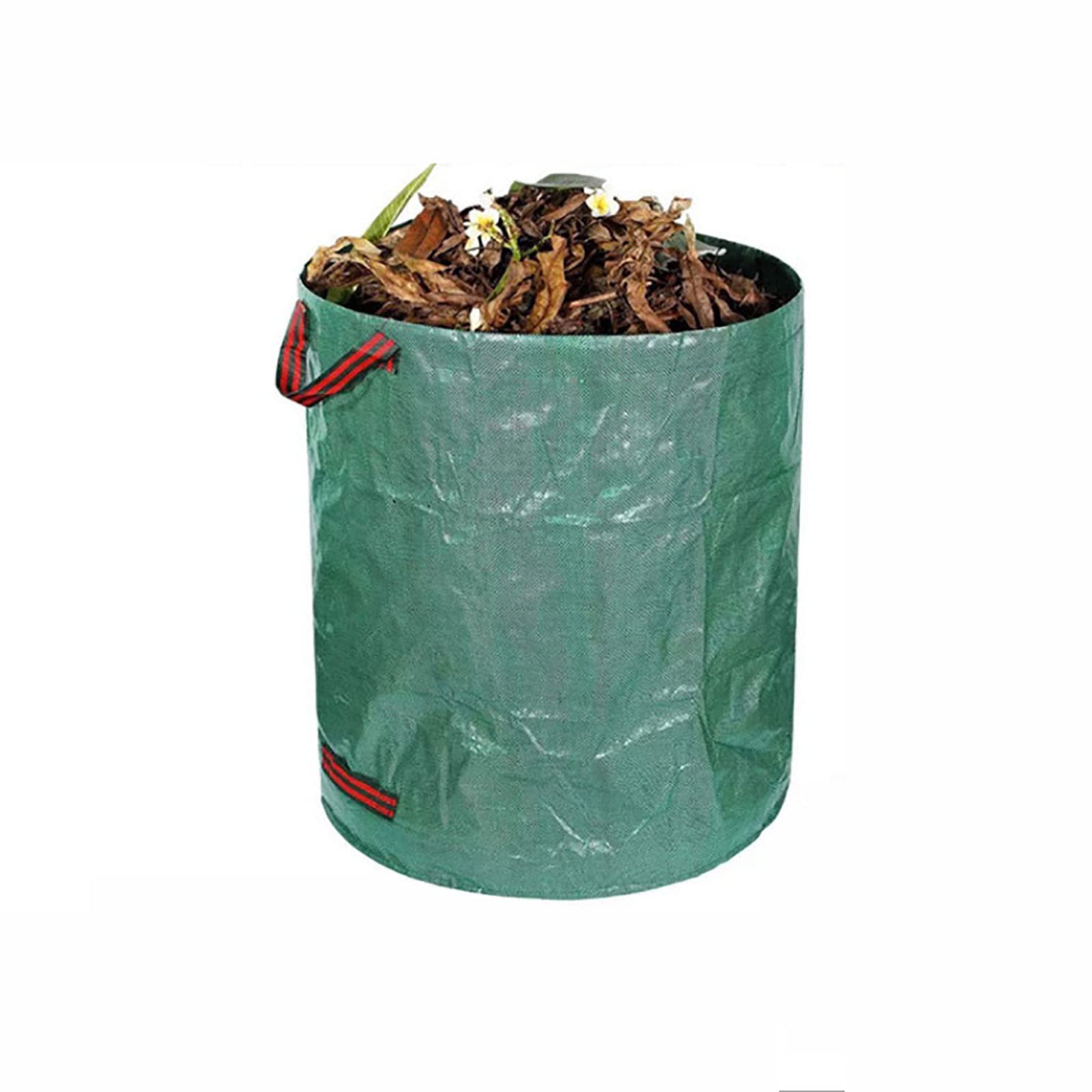 Eco-Friendly Organic Waste Bin with Heavy-Duty Handles | Reusable Yard Waste Bags for Garden & Lawn | Perfect for Leaves, Trash & Debris Collection | Ideal for Composting & Outdoor Cleanup