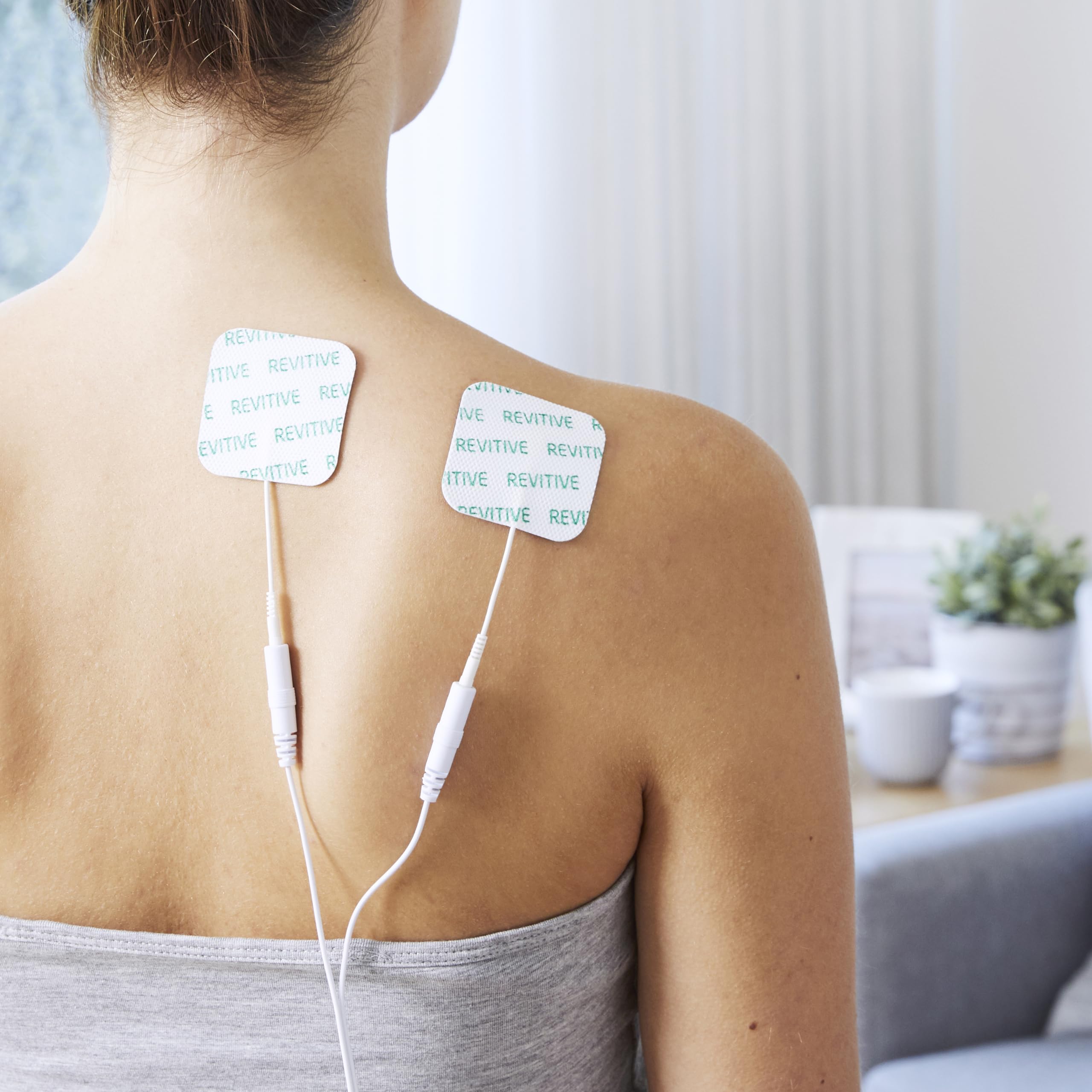 REVITIVE Electrode Body Pads for Circulation Booster - Replacement Pads for EMS Muscle Stimulator & TENS Unit - Pain Relief & Muscle Recovery (2 Pack) - Perfect for Home Therapy & Post-Workout Recovery