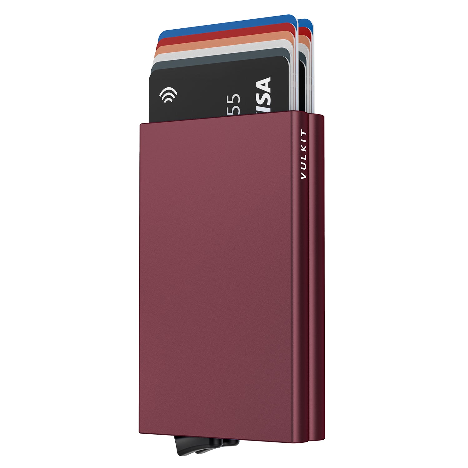 VC102 Double Aluminum Card Holder - Slim RFID Blocking Wallet for Credit Cards, IDs & Cash - Perfect for Travel, Business & Everyday Use