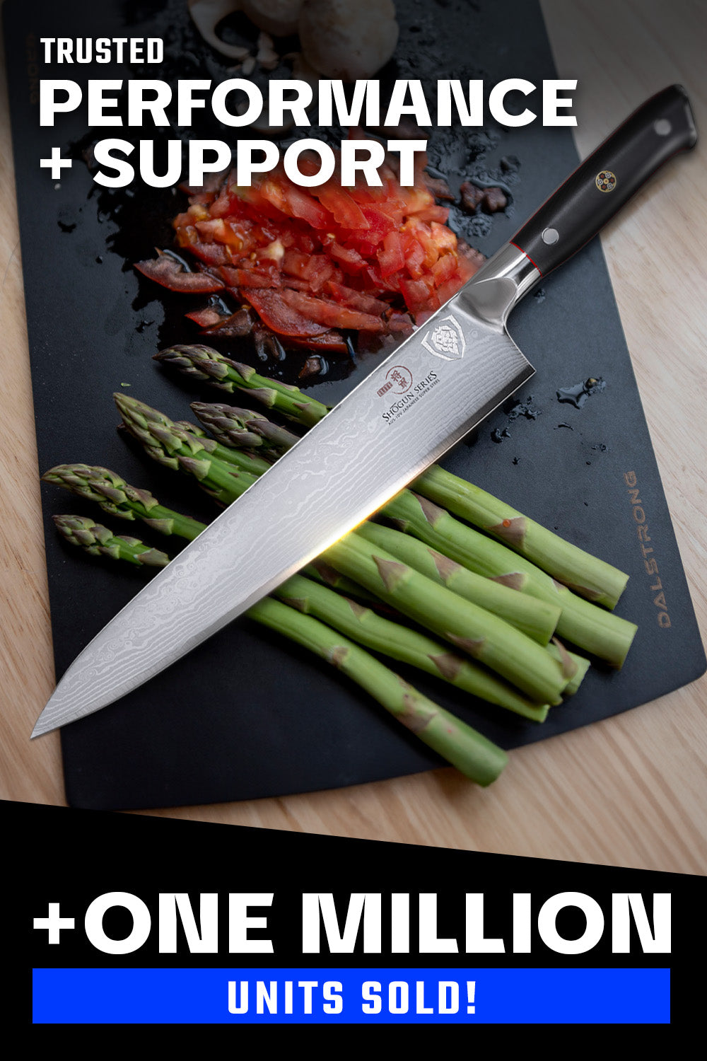 Dalstrong Shogun Series ELITE 9.5 Inch Chef's Knife - Professional Japanese Steel Kitchen Knife for Slicing, Dicing & Chopping - Perfect for Home Cooks & Professional Chefs