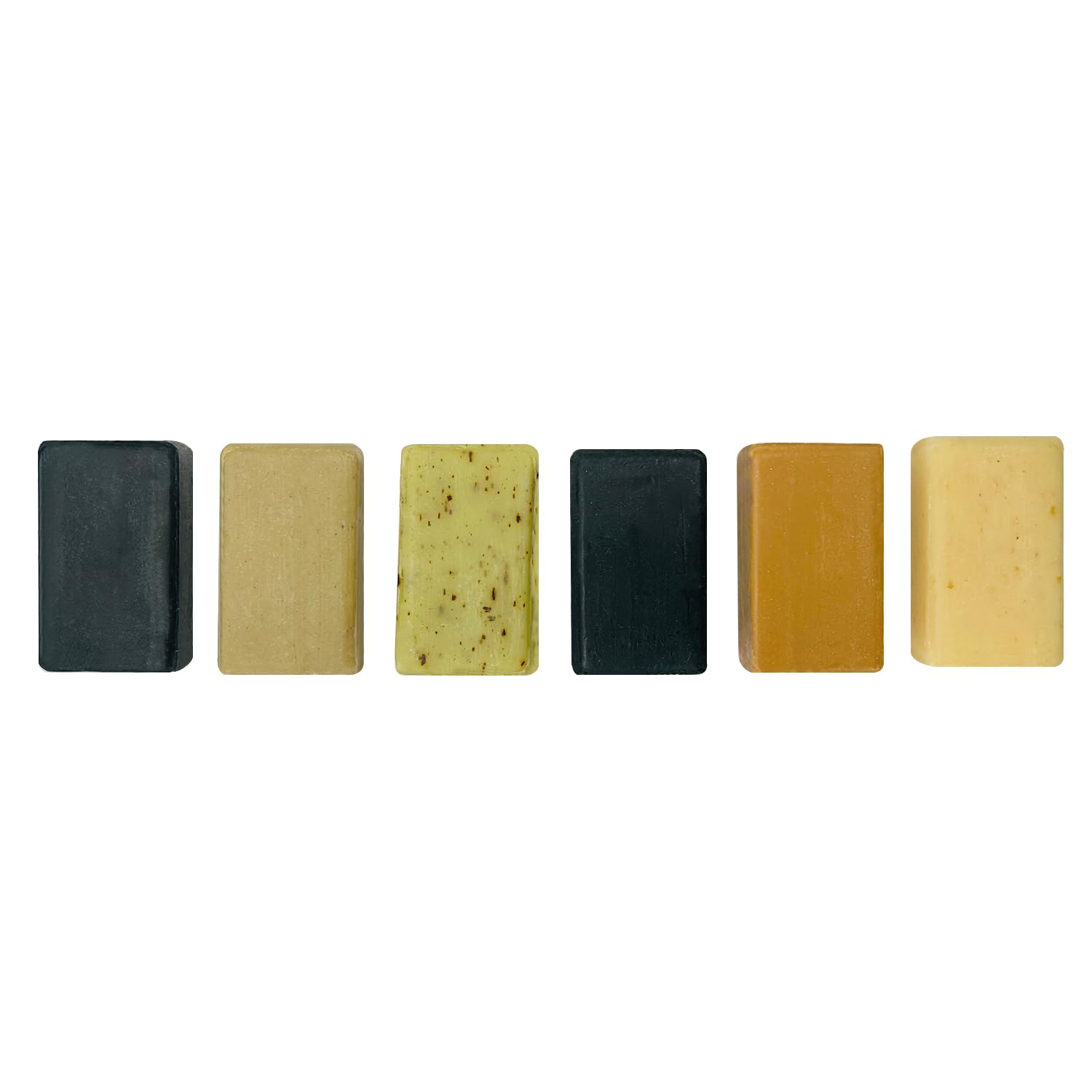 Simply Vedic Mini Pack of 6 All-Natural Handmade Soap Bars for Body, Hand & Face - Pure Moisturizing Bathing Soap Gift Set for Men & Women (30g x 6) | Perfect for Travel, Gifting & Daily Skincare Routine
