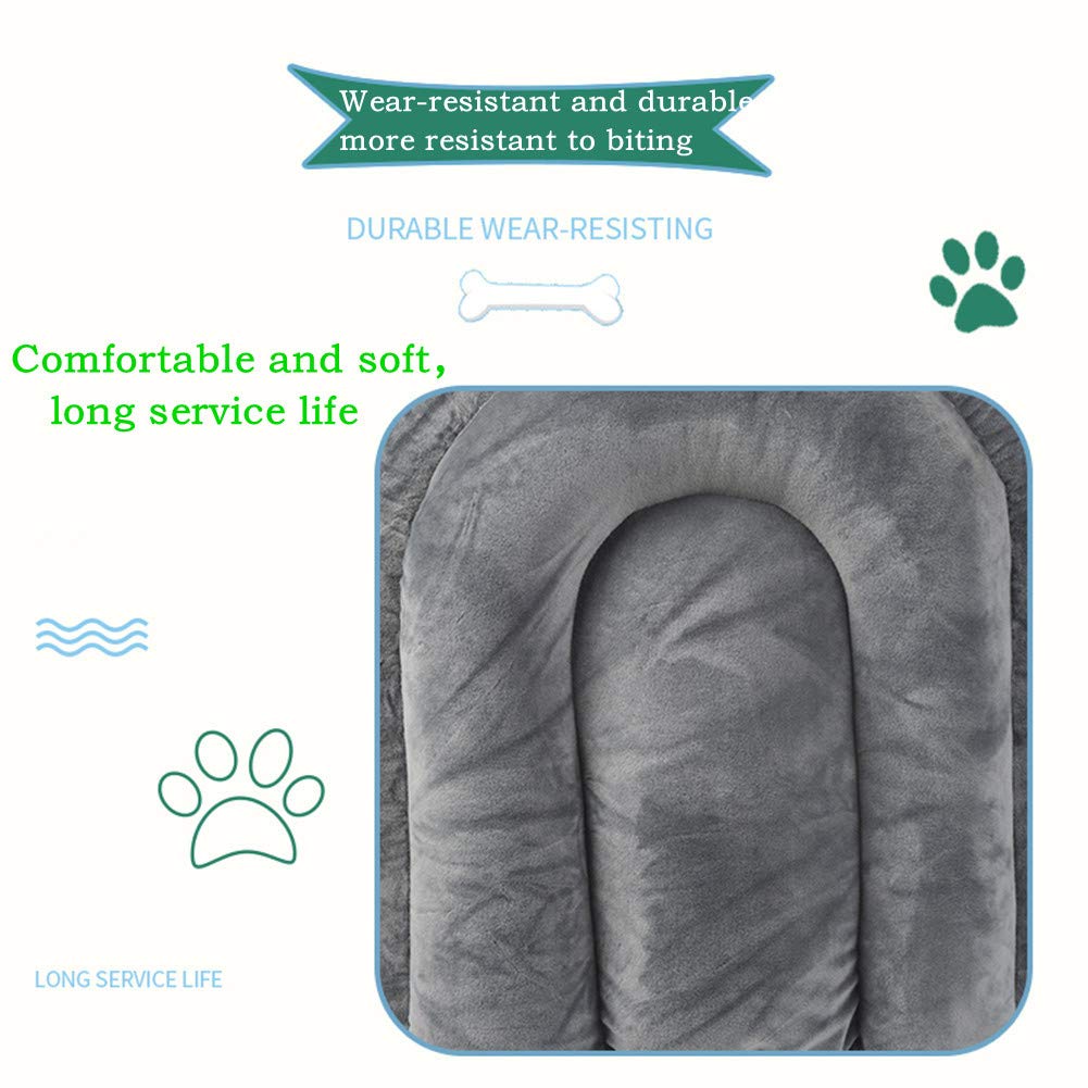 Premium Plush Cat Bed for Indoor Cats - Extra Large, Thick & Warm Pet Sofa - Ultra Soft & Comfortable Sleeping Space for Small Cats Under 8 lbs - Perfect for Cozy Napping, Lounging & Cuddling